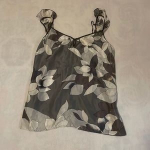 old navy black and grey tank top